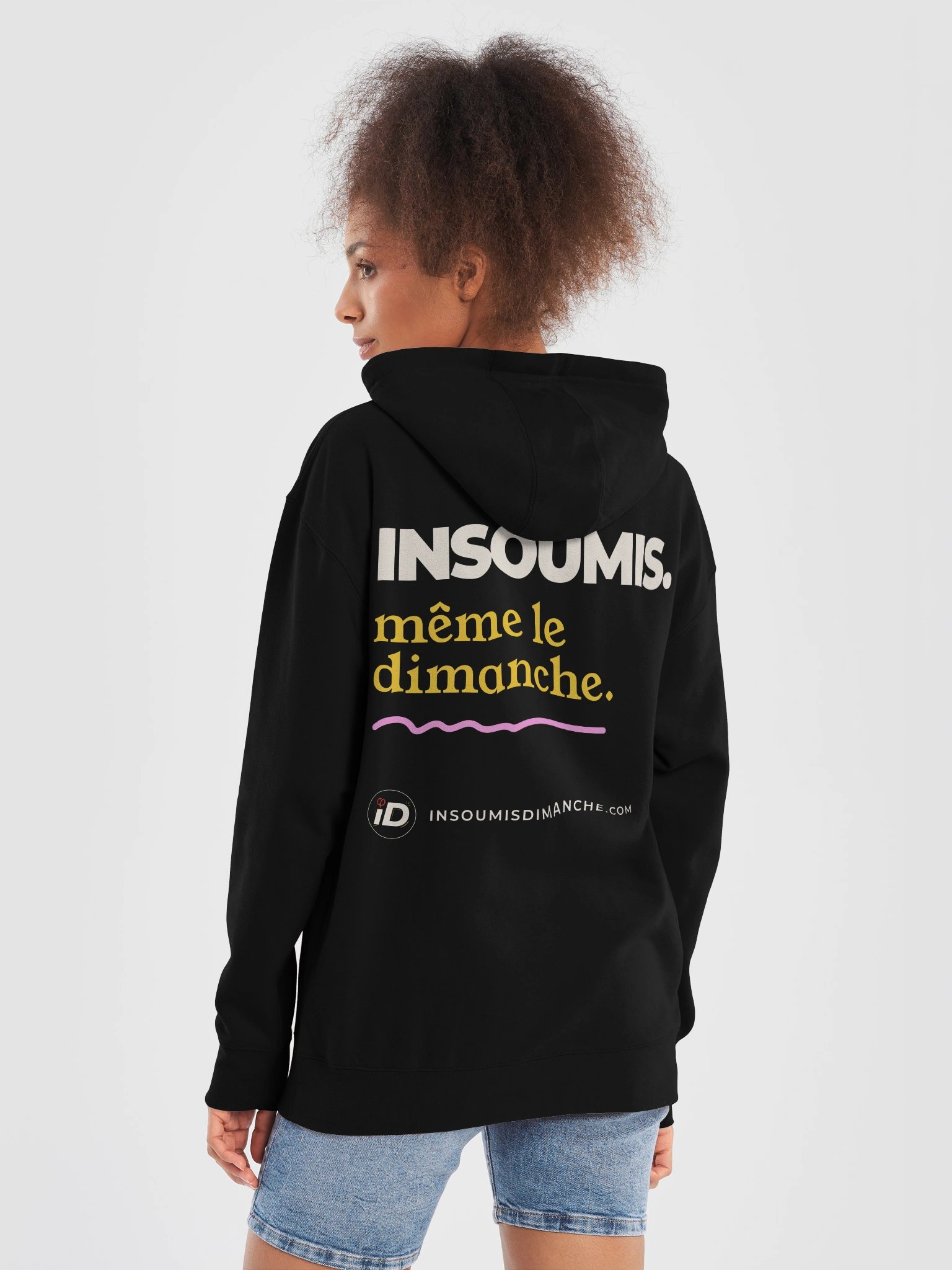 Hoodie « Insoumis. Même le dimanche. » product image (6)