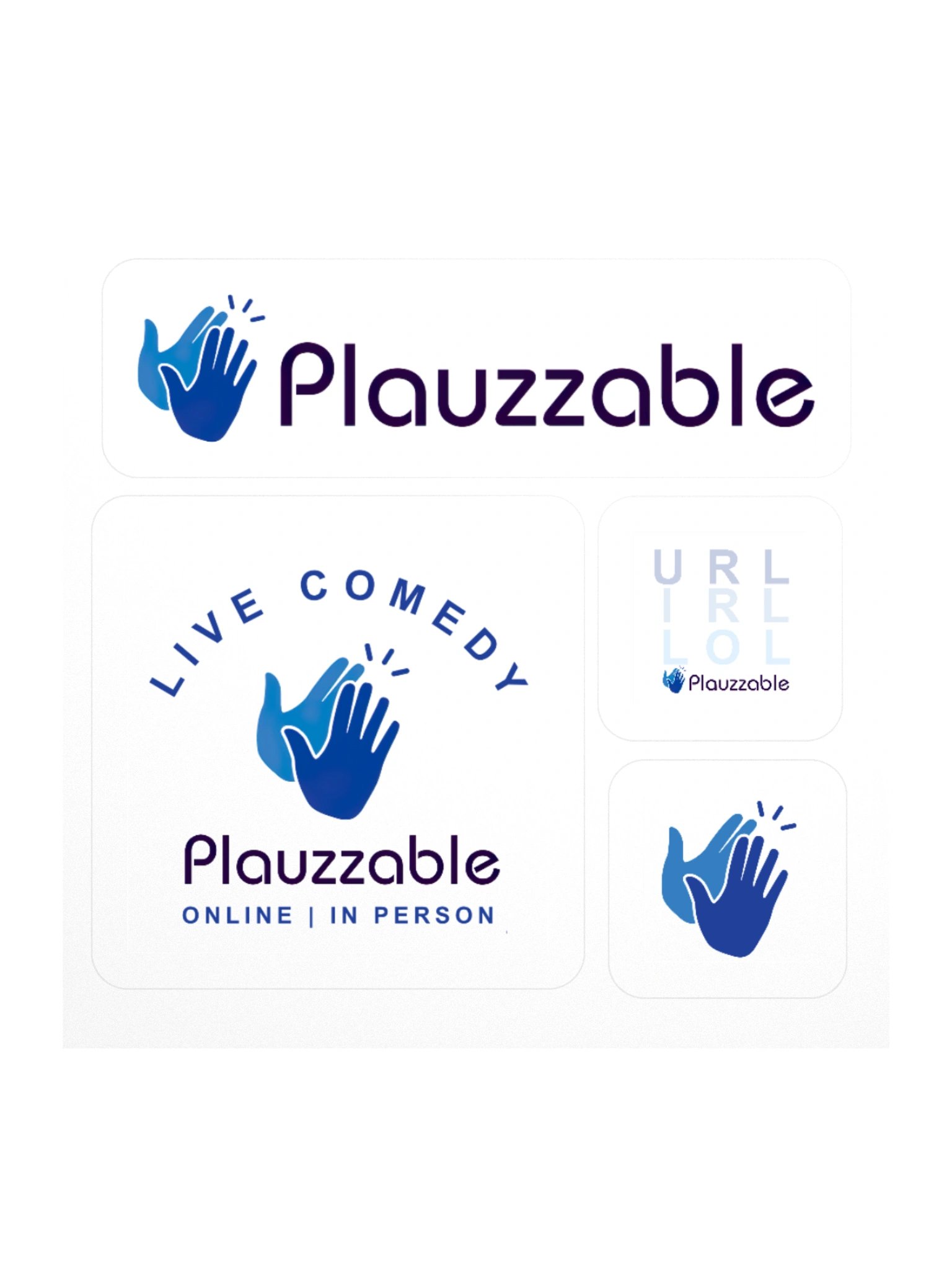 Plauzzable Logo Sticker product image (1)
