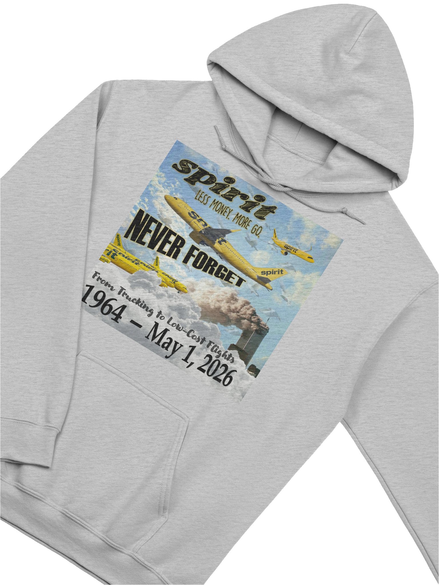 NEVER FORGET SPIRIT AIRLINES 🙏🏾🕊️✨ — HOODIE (Front ONLY) product image (35)