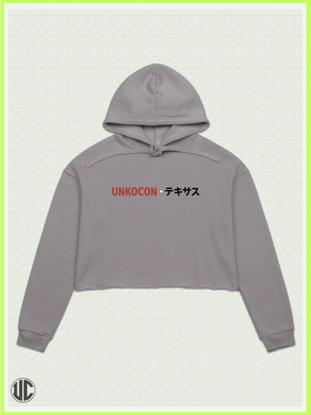 UnkoCon – Corpus Christi TX Skater Crop Hoodie product image (1)
