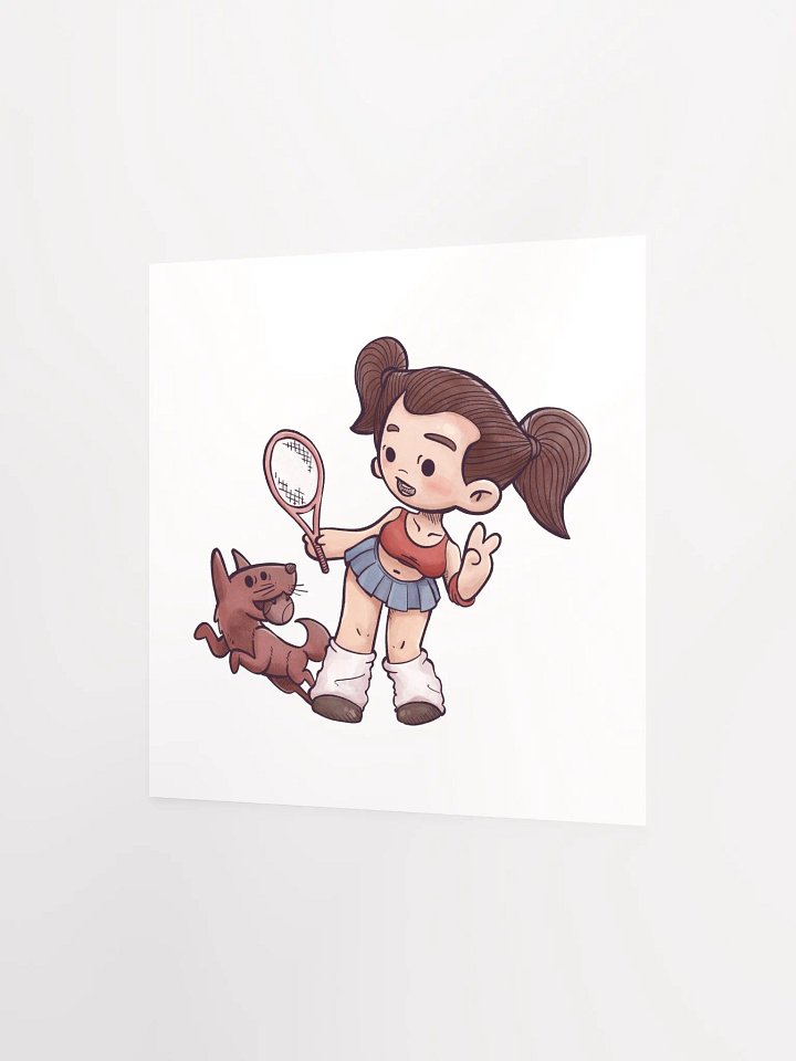 She & Her Pet | Enhanced Matte Paper Poster product image (2)
