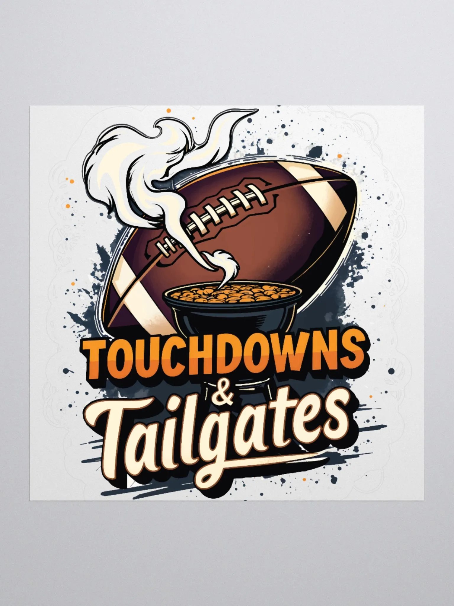 Touchdowns & Tailgates Party Sticker Set product image (2)