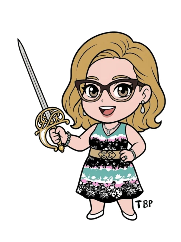 Emoria (The Author!) Chibi Sticker product image (1)