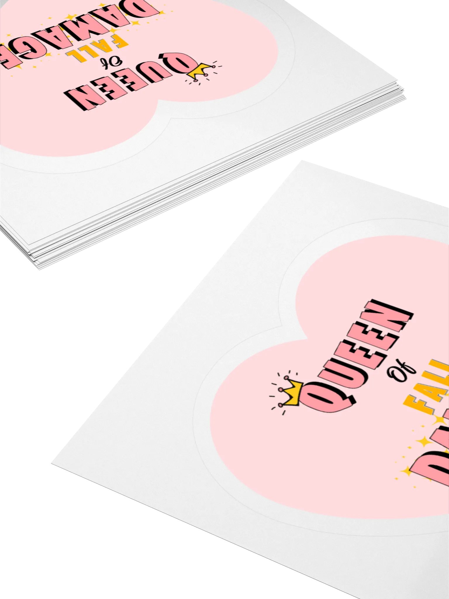 Queen of Fall Damage Vinyl Sticker product image (4)