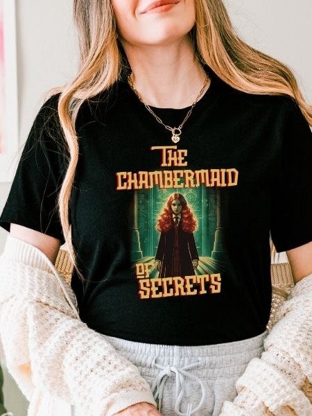 Ginny Chambermaid of Secrets Funny Vintage Pulp Mystery Harry Potter Shirt product image (3)