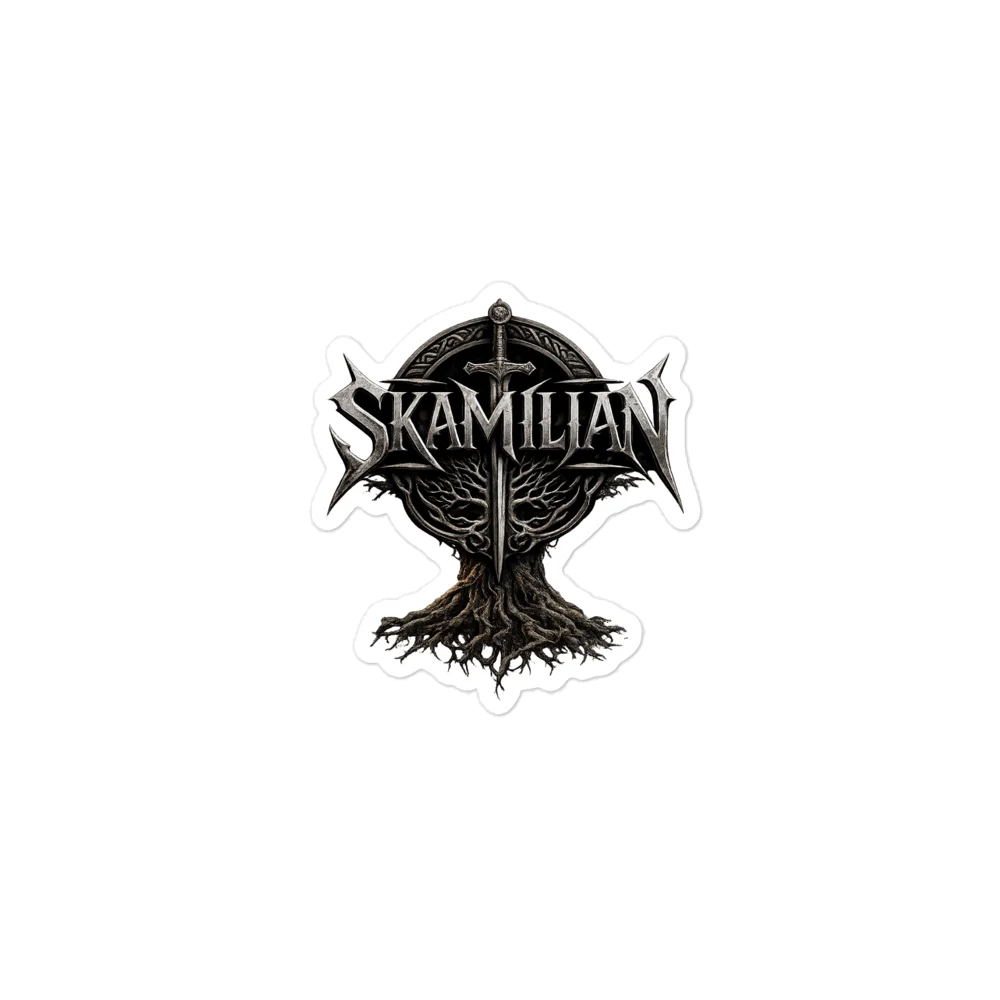 Skamilian Logo with Roots – Official Sticker product image (2)