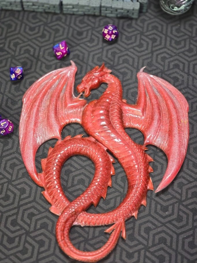 Resin - Crystal Dragon light red product image (1)
