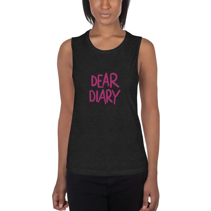 Dear Diary Flowy Tank product image (1)