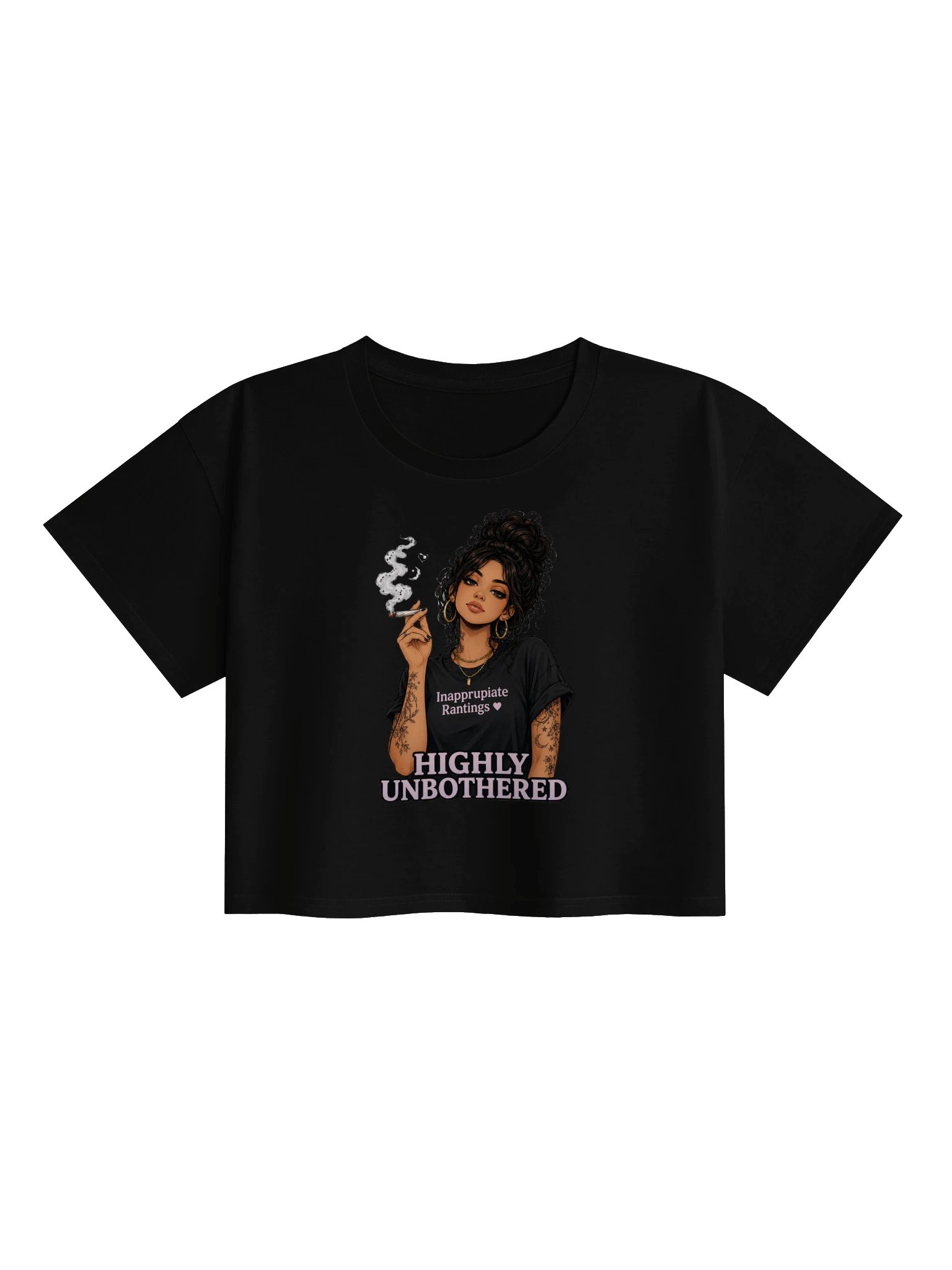 HIGHLY UNBOTHERED Crop Top product image (1)