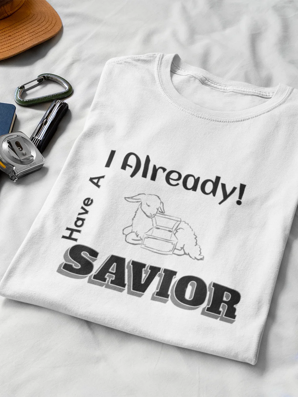 I Already Have A SAVIOR! (Short sleeve Tee) product image (3)