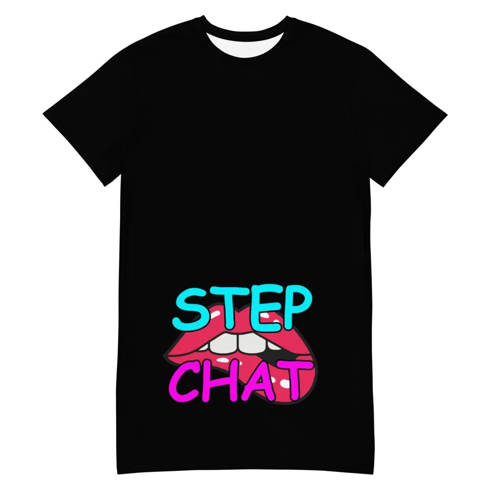 Naughty Stepchat Dress T-Shirt (Black) product image (2)