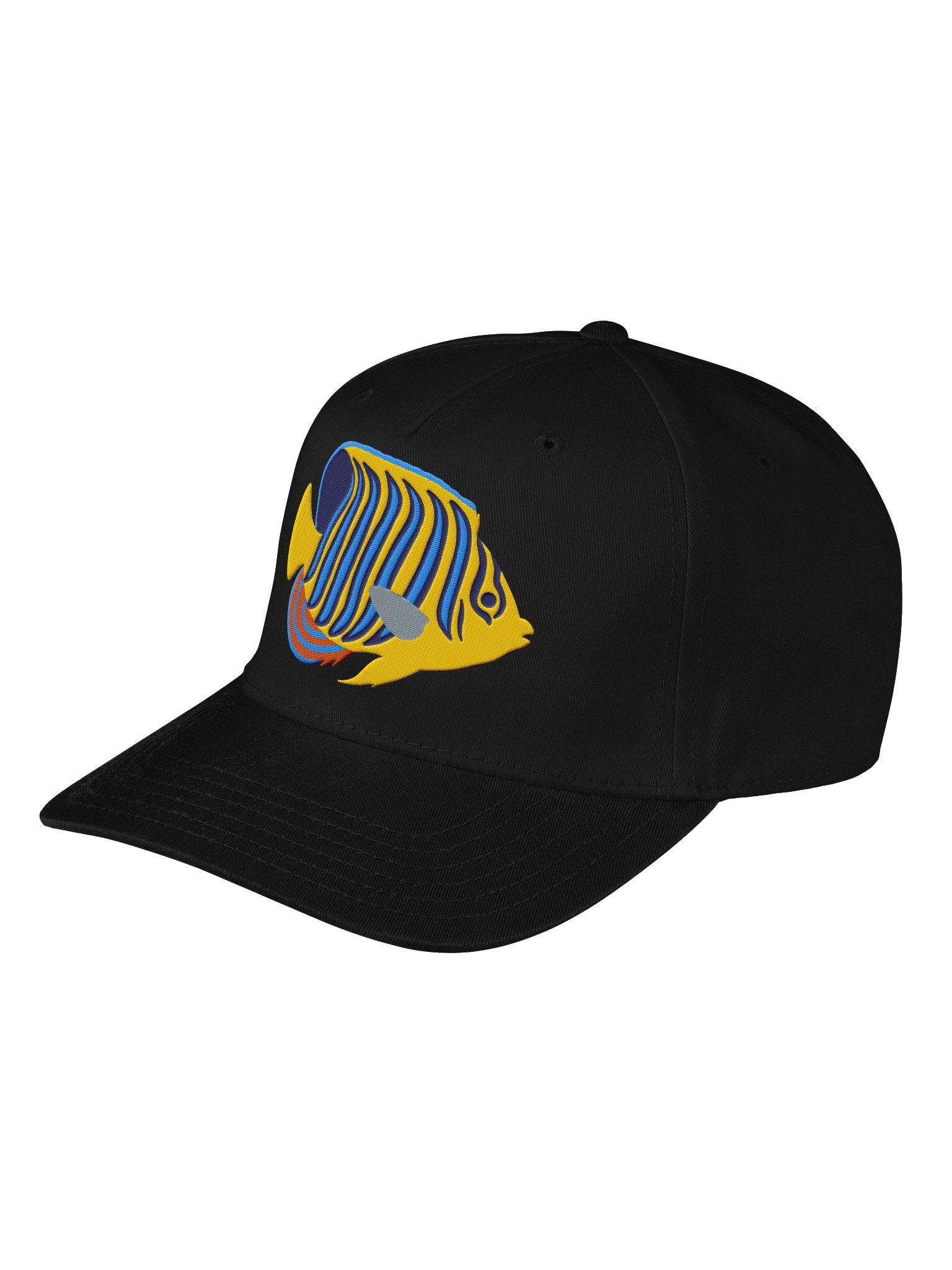 Regal Angelfish Mid-Profile Baseball Cap (Embroidered) for Reef and Marine Aquarium Lovers product image (18)