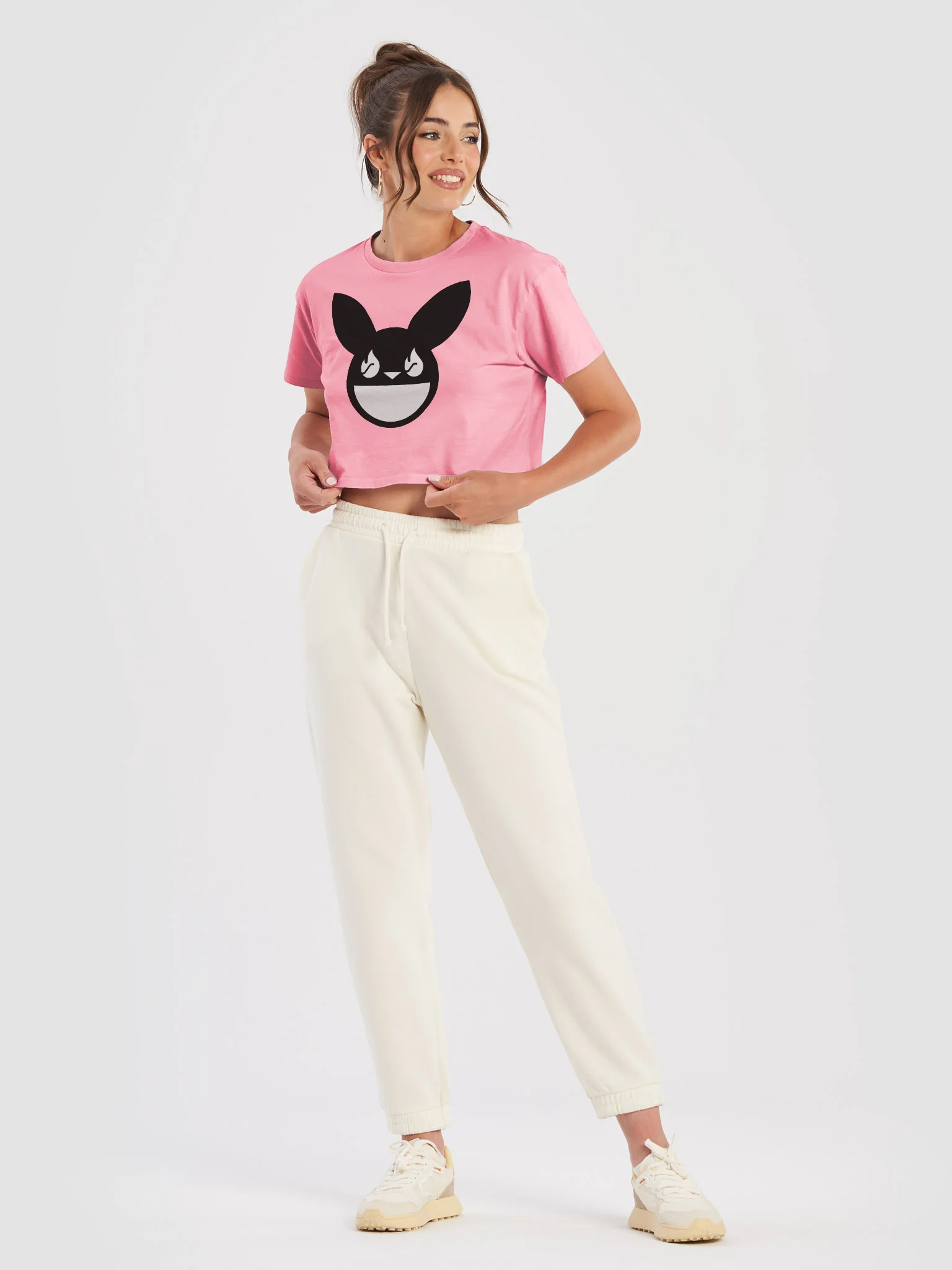SUPERHOT BUNNY CROPPED T-SHIRT product image (1)