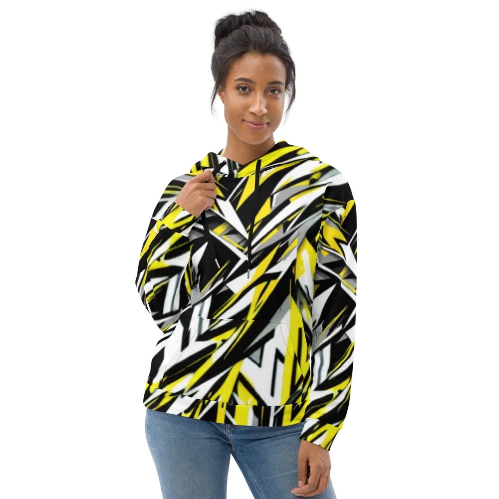 Dynamic Geometric Fusion Unisex Hoodie product image (11)