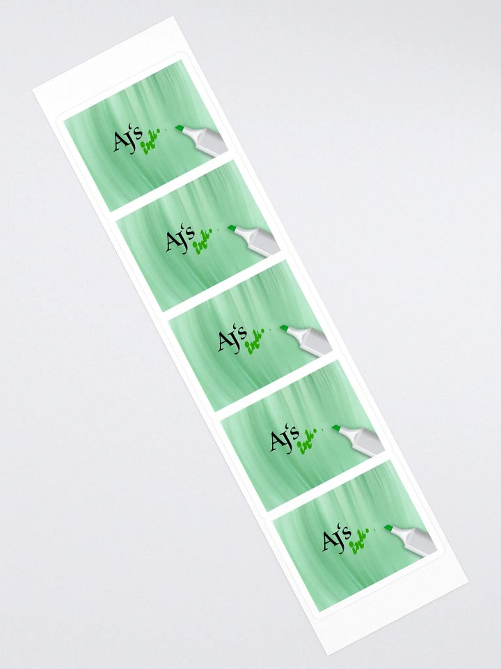 AJ's Ink Kiss Cut Stickers (Set of 5) product image (2)