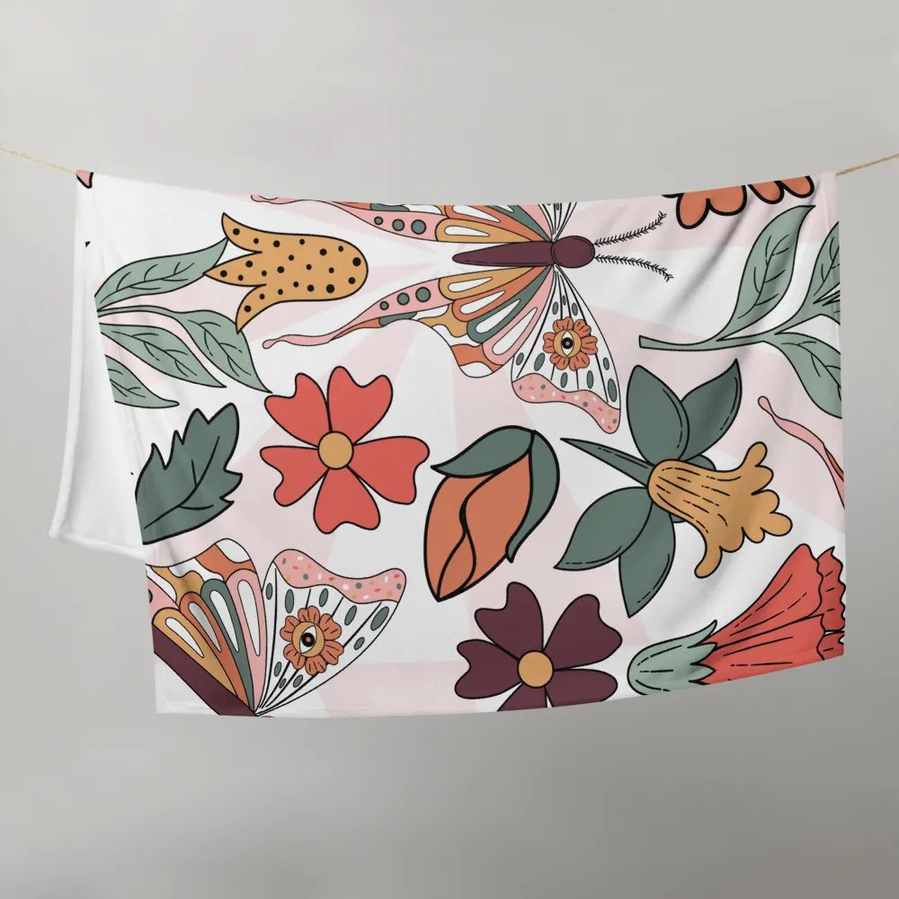 Fluttering Garden Throw Blanket product image (21)