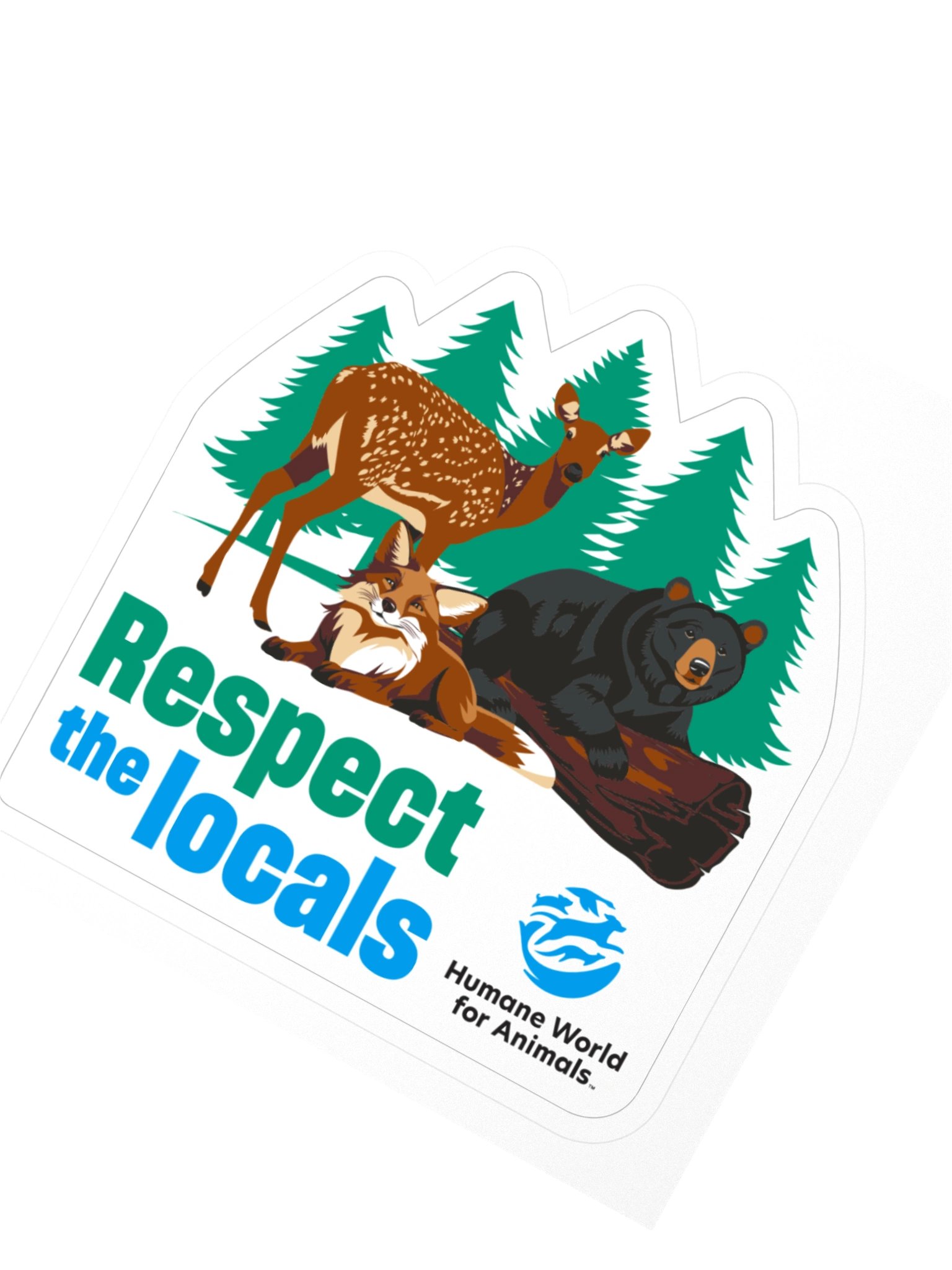 Respect the locals - Sticker product image (3)
