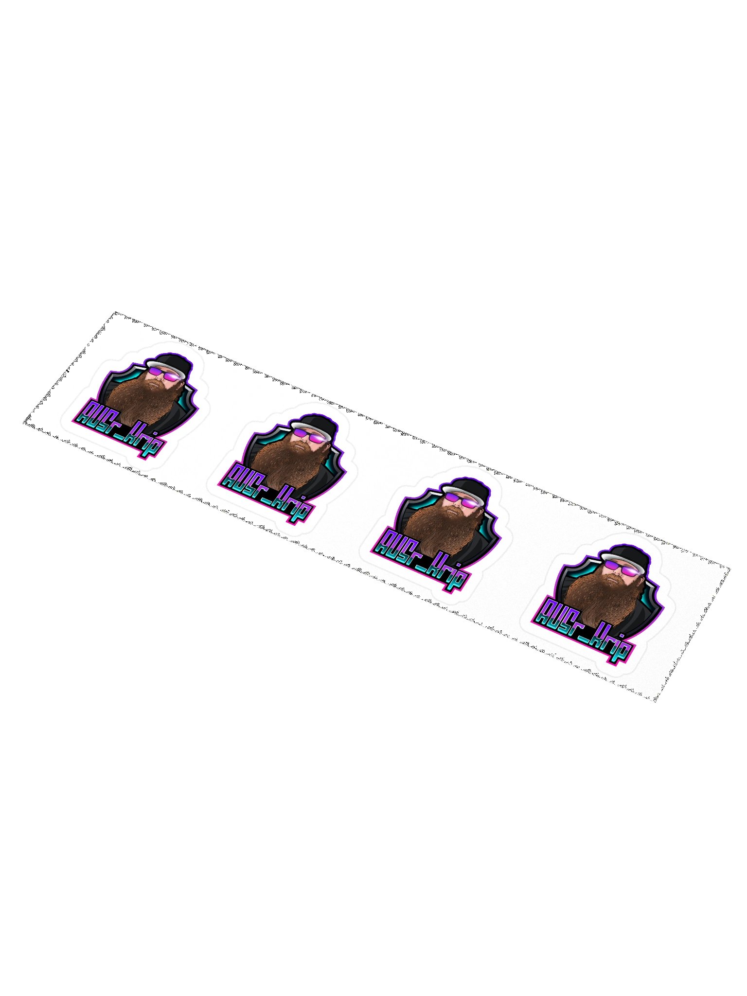 AUSr_Krip Sticker x4 product image (1)
