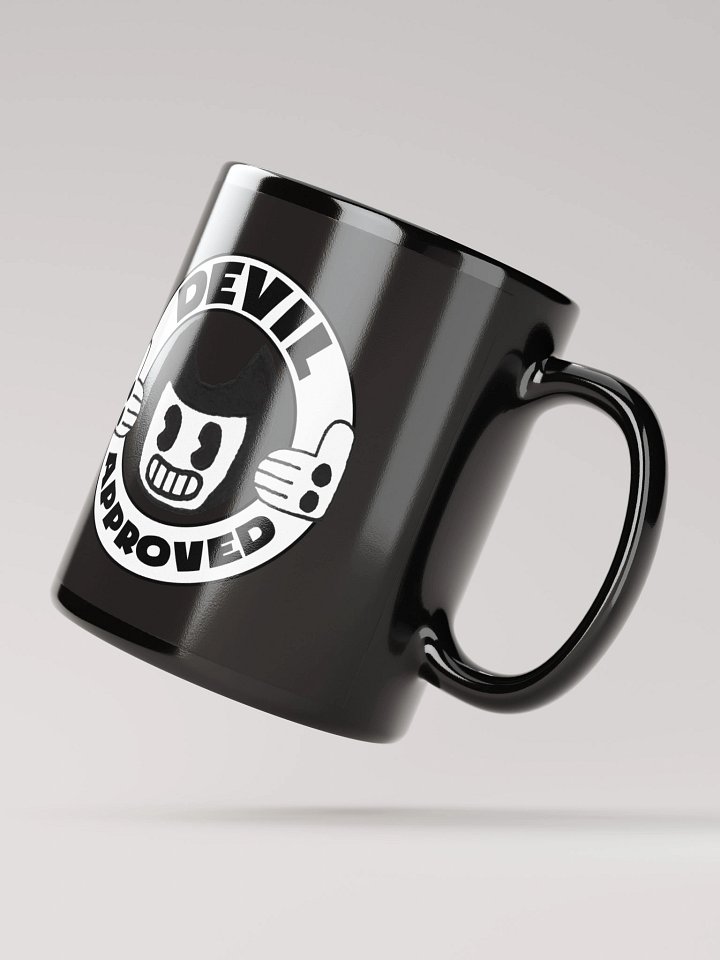 Devil Approved Black Glossy Mug product image (3)