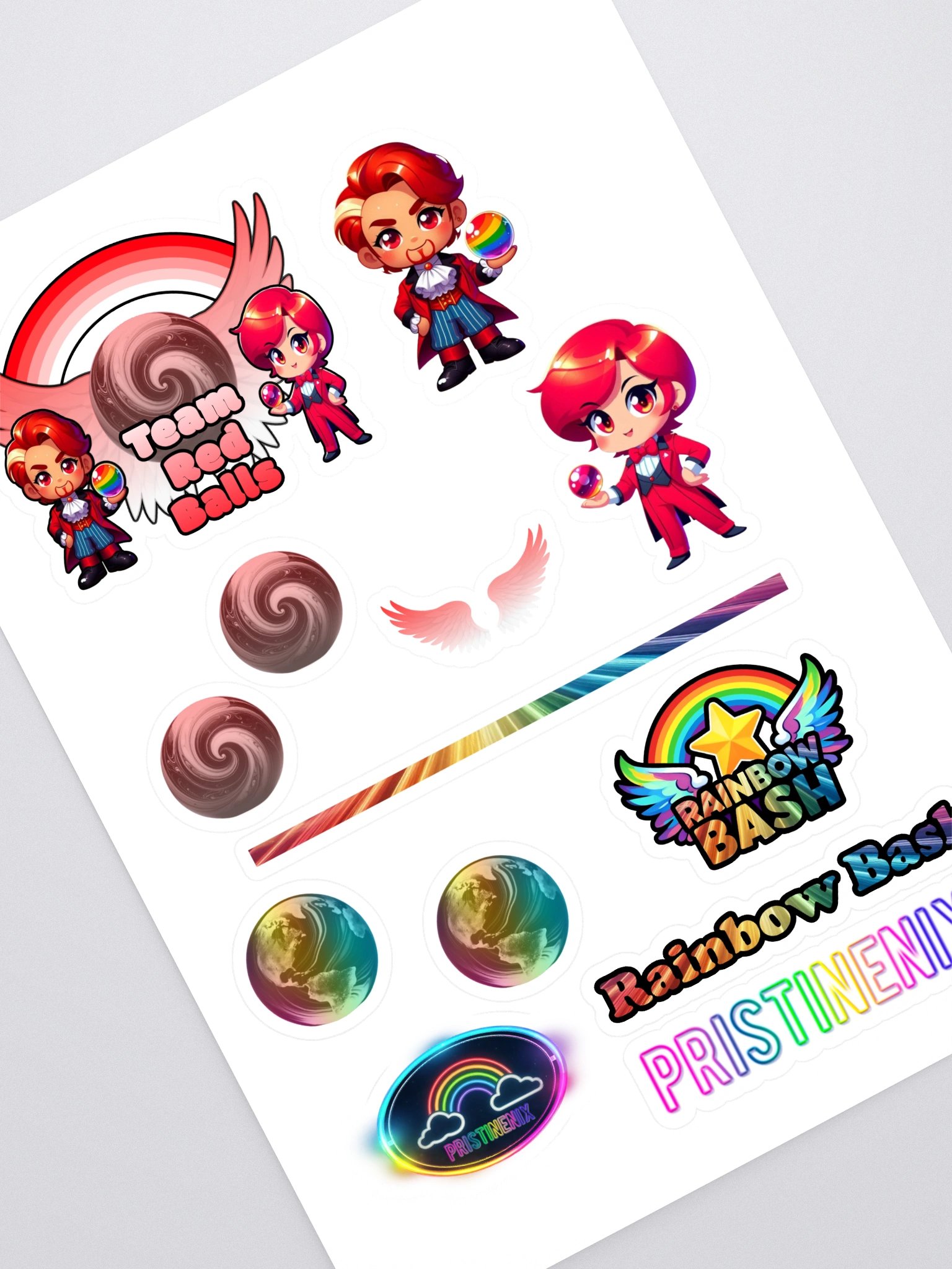 Team Red Stickers product image (1)