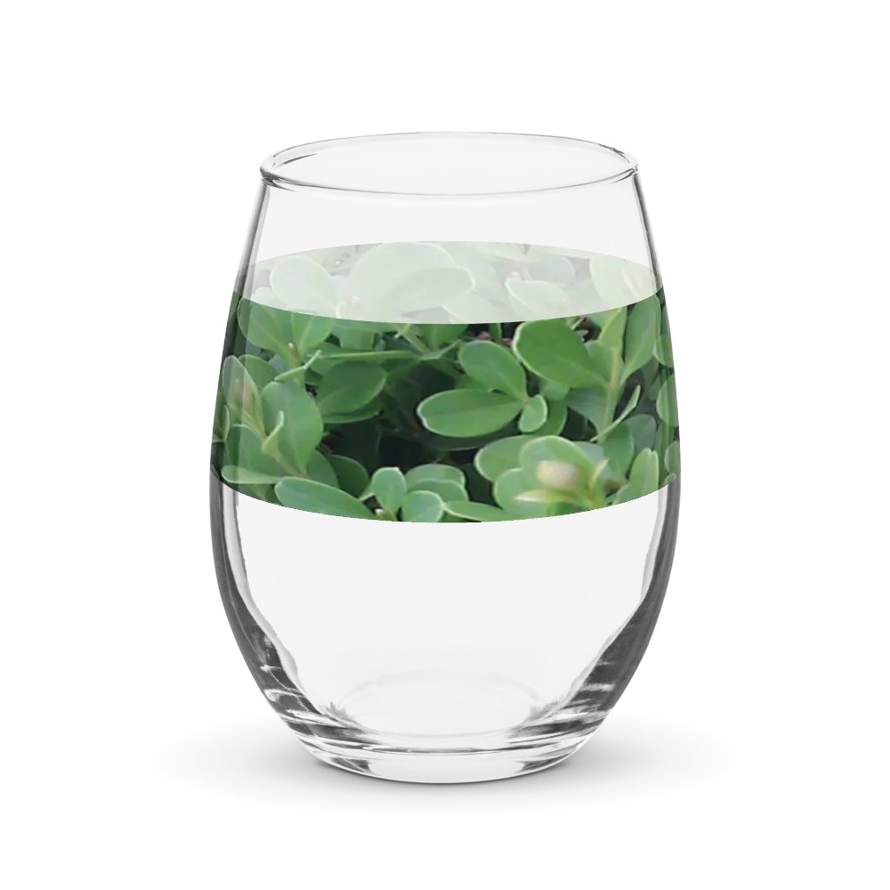 "Green Leaf" Glass Cup product image (11)