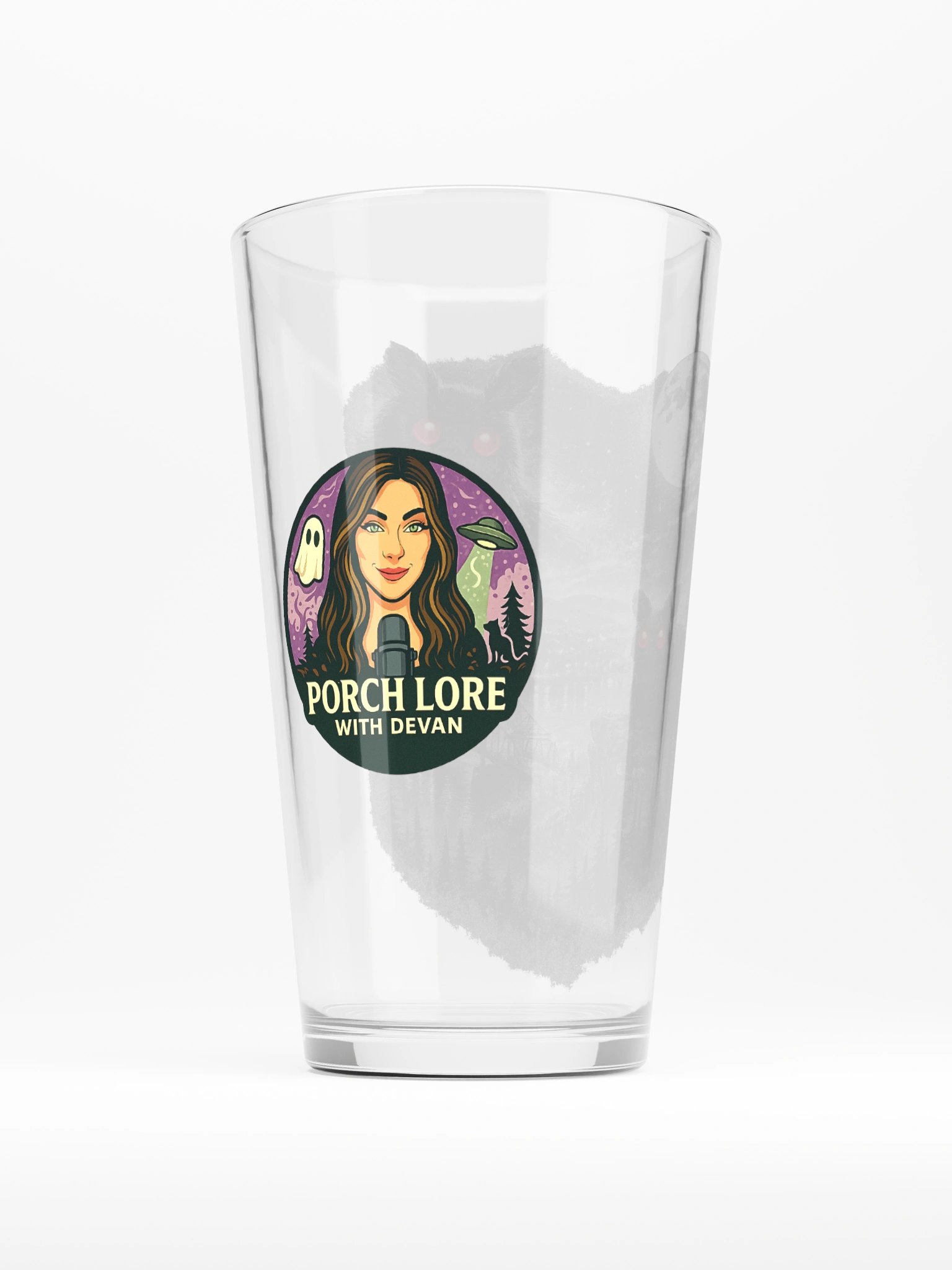 SENTIMENTAL MOTHMAN SHAKER PINT GLASS 16oz product image (3)