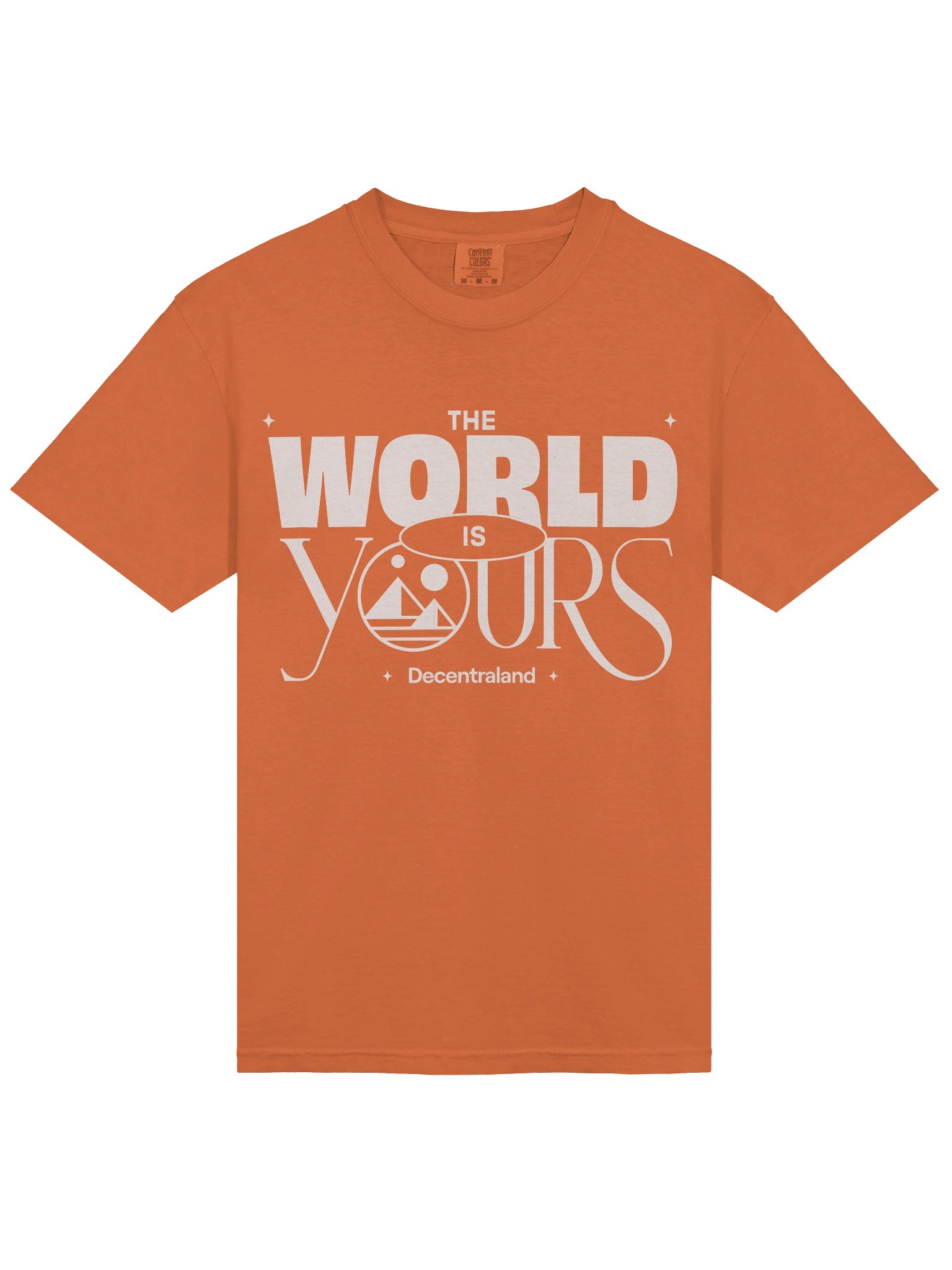 The World Is Yours T-Shirt – Orange product image (3)