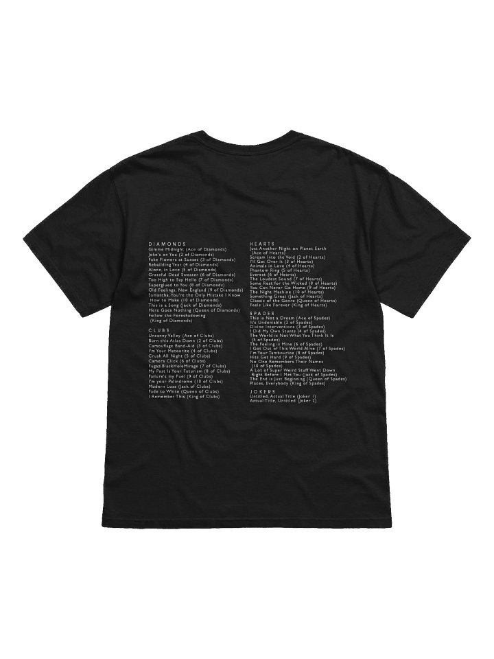 DECK SHIRT W/ TRACK LISTING ON BACK product image (7)
