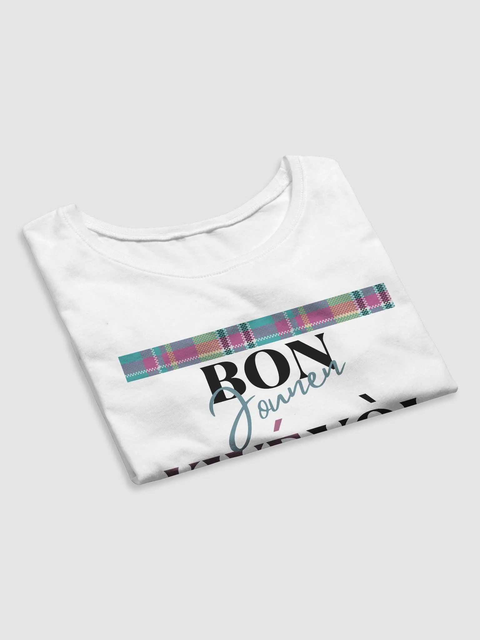 Kwéyòl Madras Paradise Crop Tee product image (19)