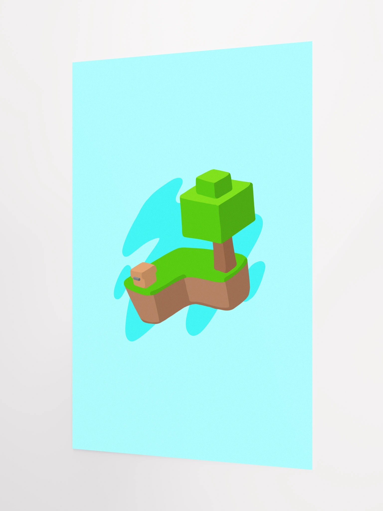Skyblock Island Poster product image (2)