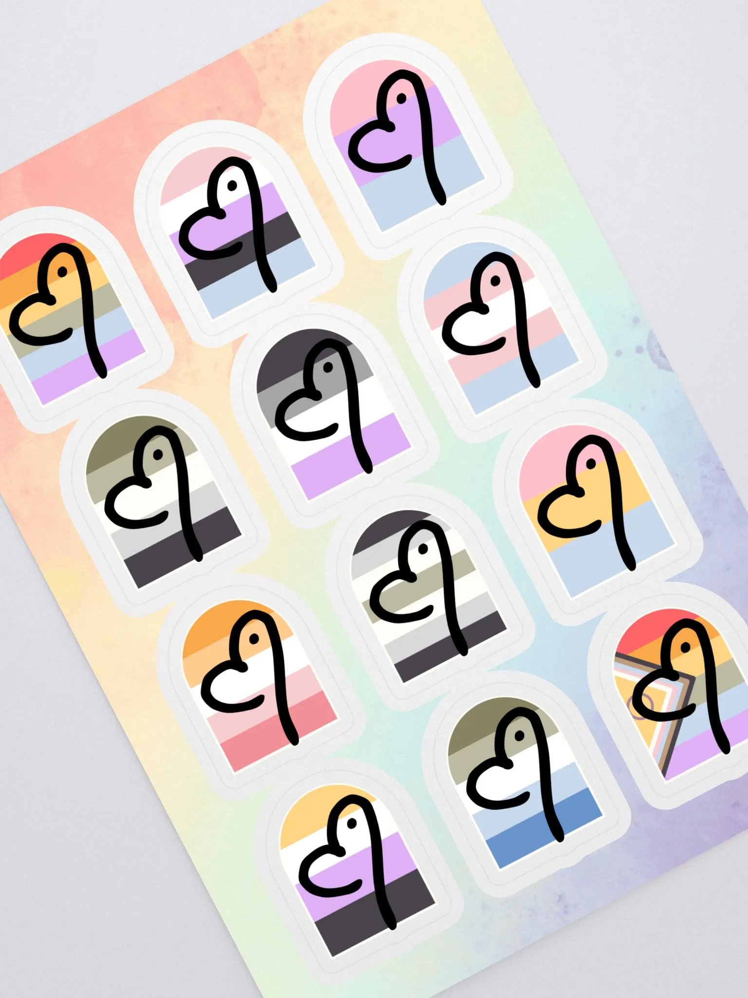 Pride Collection Logo Sticker Sheet product image (1)