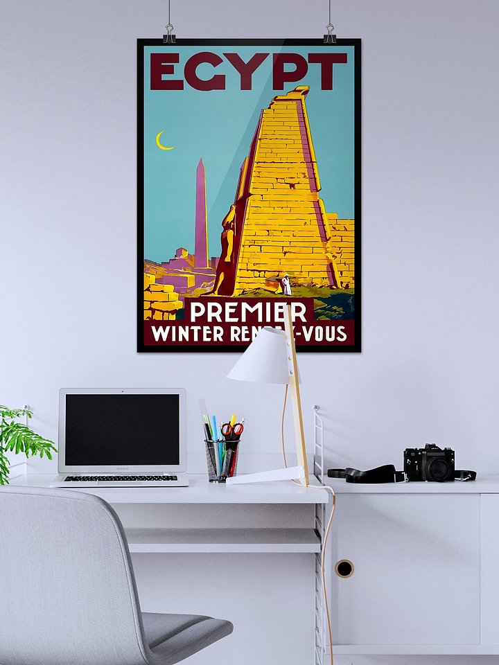Egypt for Winter, 1930s — retro vintage travel poster product image (2)