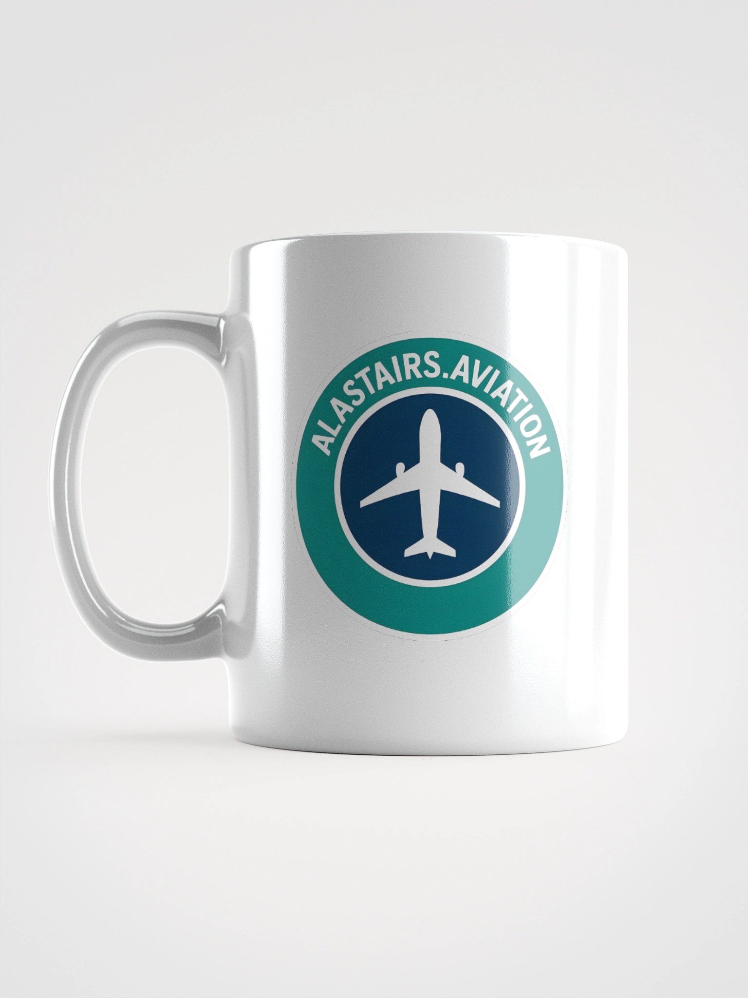 Alastairs Aviation White Gloss Mug. product image (6)