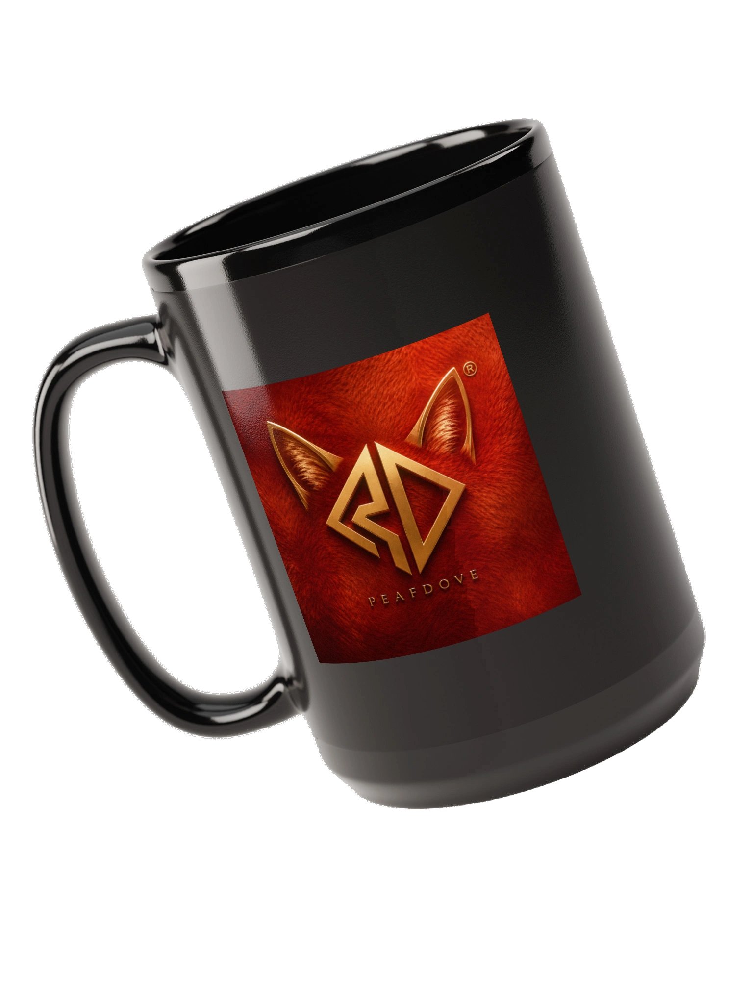 PEAFDOVE® CAT HEAD — Midnight Signal Mug product image (5)