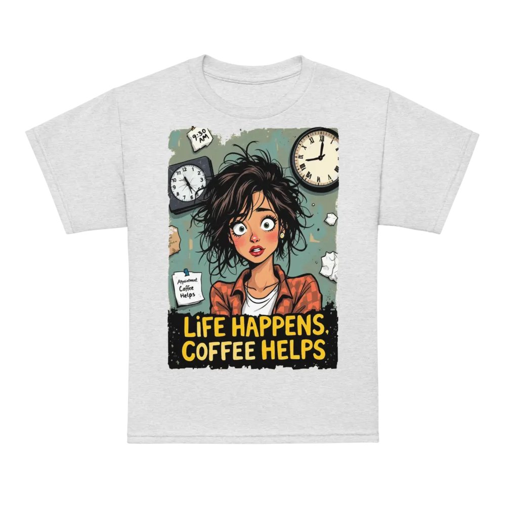 Life Happens Coffee Lover's Youth Tee product image (72)