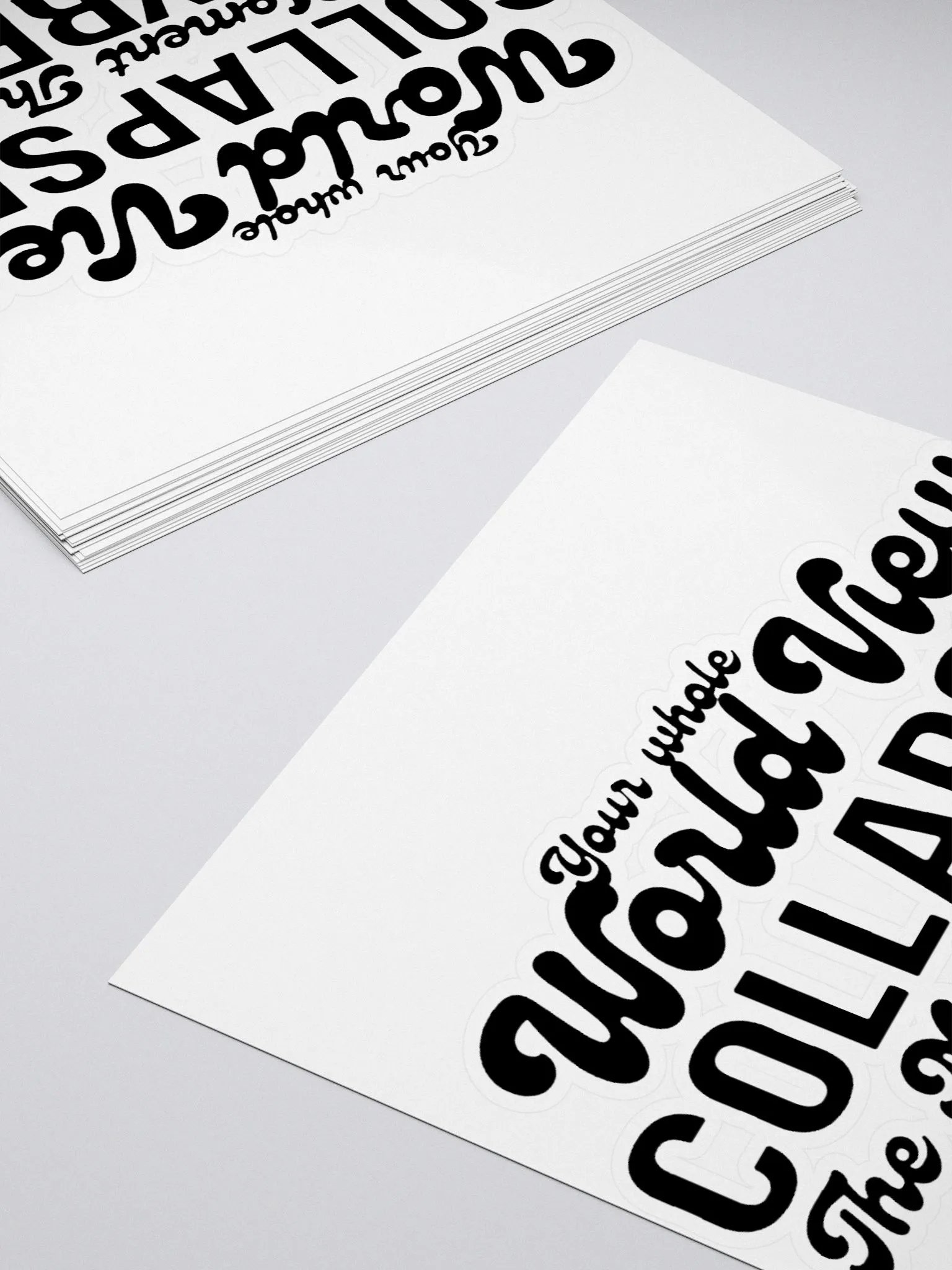 Whole world View Set On Fire | Kiss Cut Stickers by Allcolor product image (4)