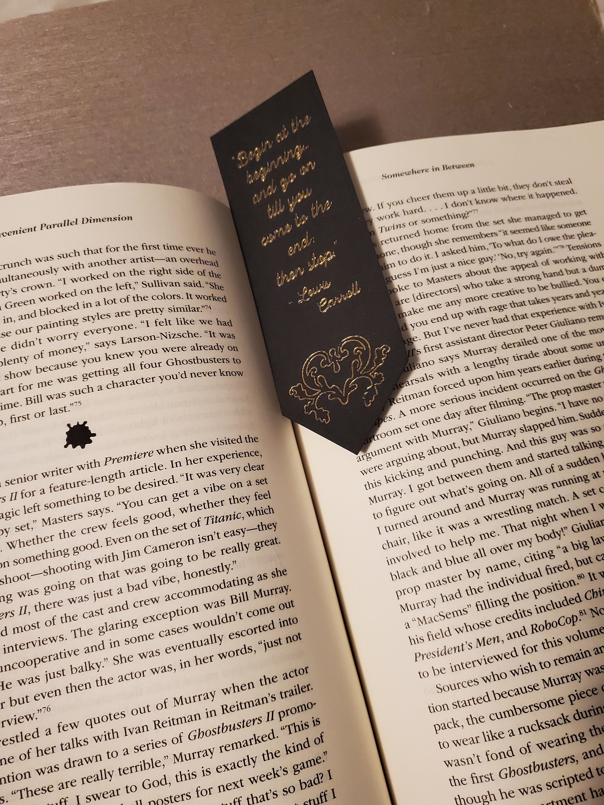 "Begin at the beginning..." Bookmark product image (5)