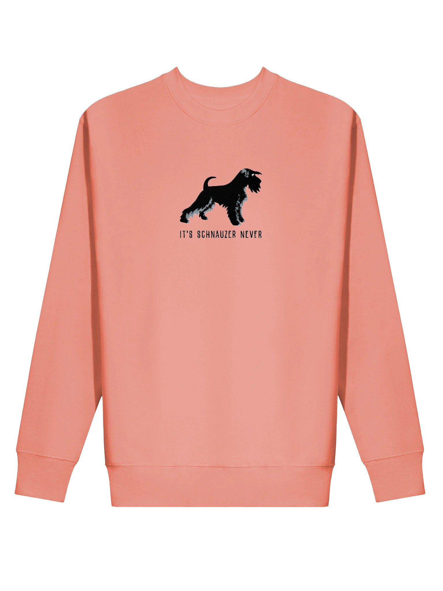 It's Schnauzer Never Sweatshirt (Embroidered) of a Miniature Schnauzer(Black) product image (16)