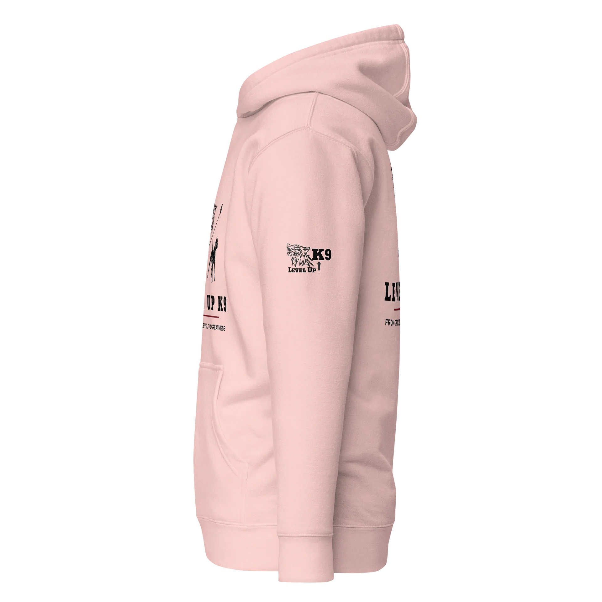 Level-UP K9 Standard Hoodie ( Pink ) product image (6)