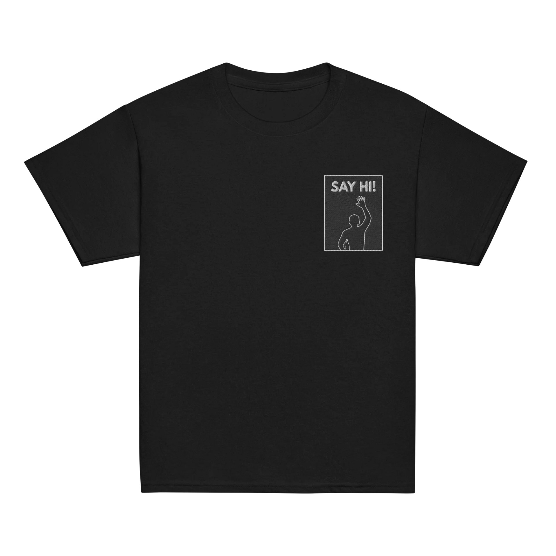 VIRAL Silhouette "Say Hi!" Youth Tee | Iconic Immersive Dance Workout Gildan Kids' Classic Shirt product image (9)