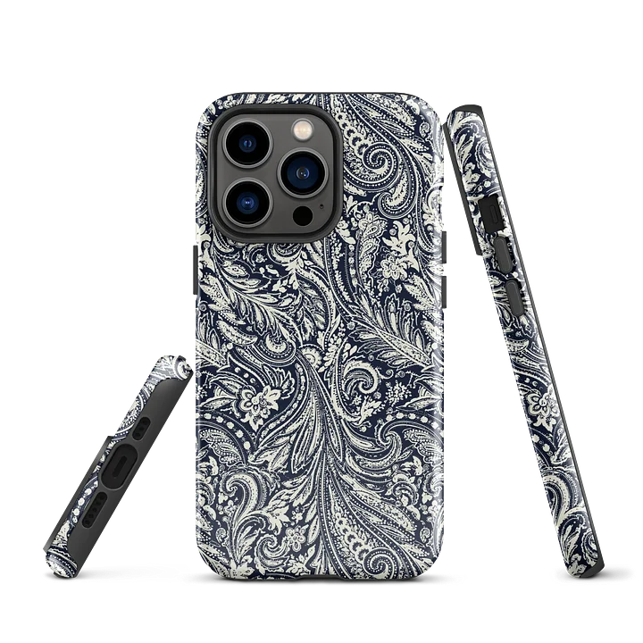 Midnight Vintage Paisley iPhone Case product image (2)