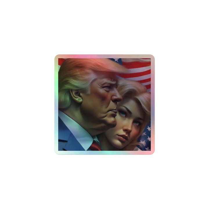 Fatherly Inspiration Holographic Sticker product image (1)