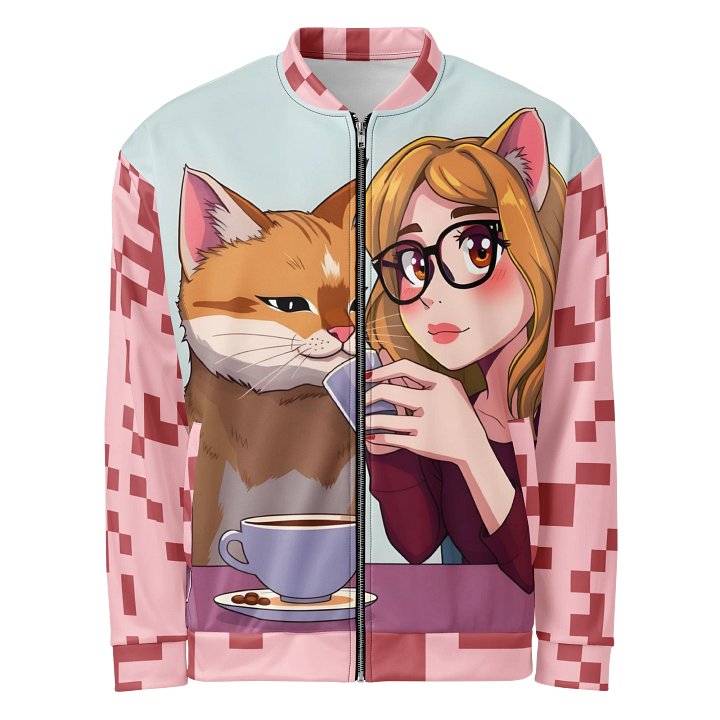 Bomber Jacket-Purrfect Morning Brew (Catgirl Edition) product image (1)