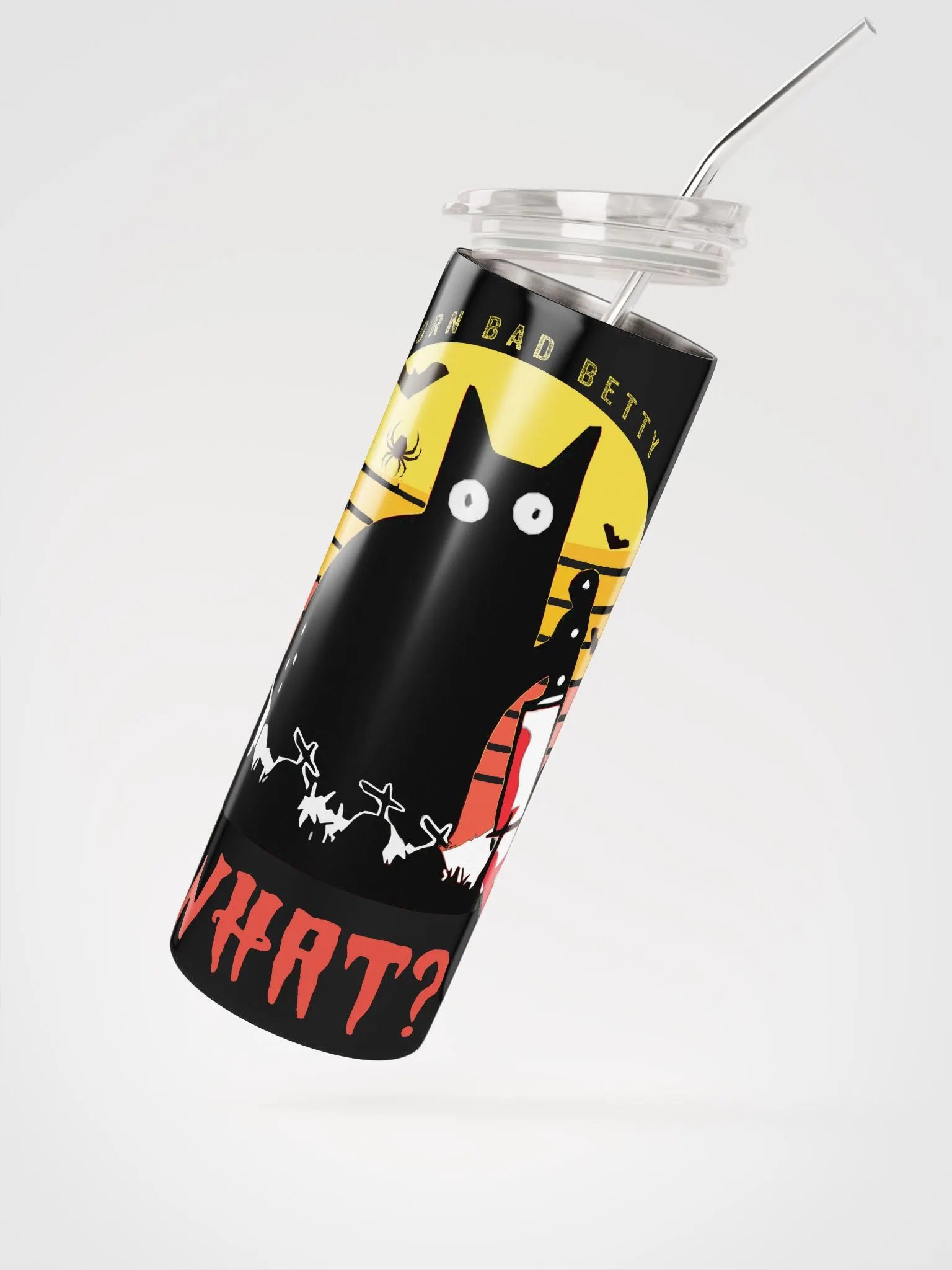 Midnight Mischief Stainless Steel Tumbler product image (4)