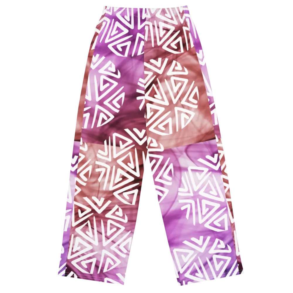 Snow ❄ Bounce By: JoBeth Print Unisex Wide-Leg Pants product image (2)