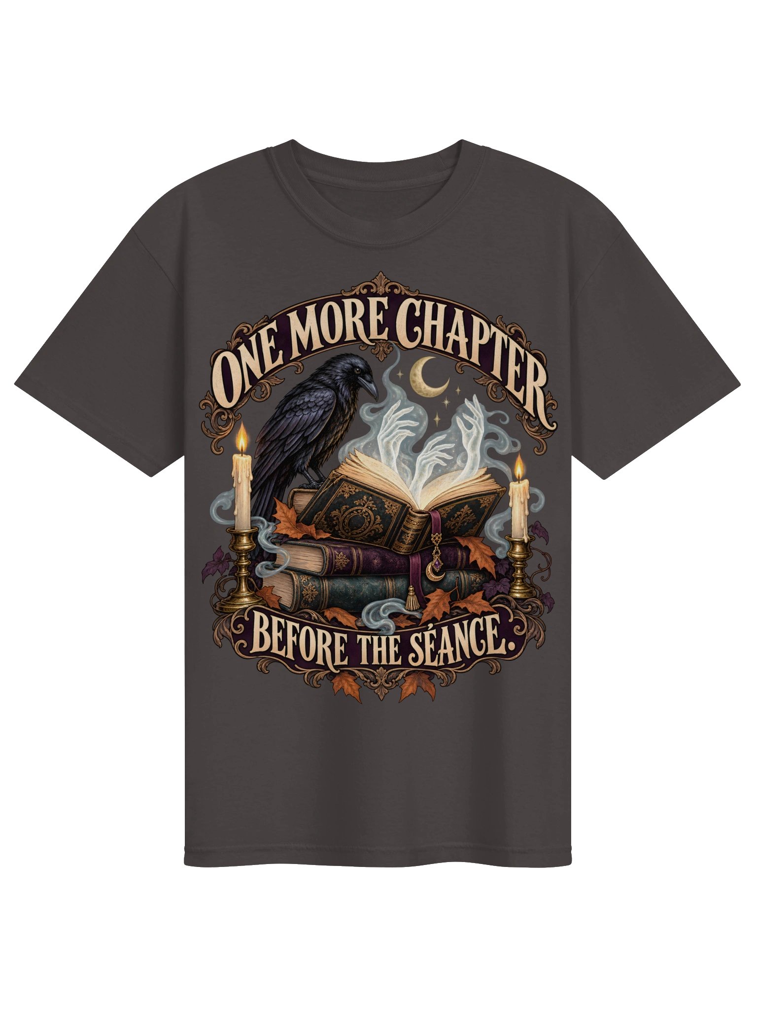 One More Chapter Before the Séance | Halloween Book Lover Shirt product image (1)