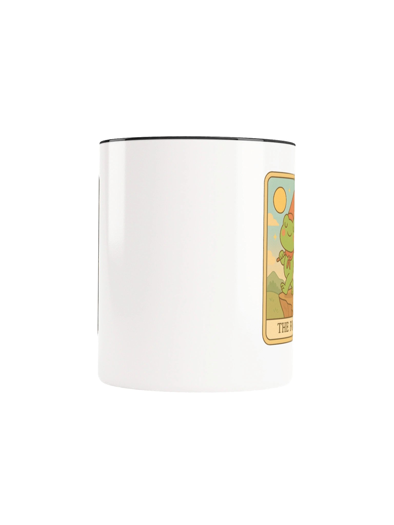The Fool - Tarotoads! - 11oz/15oz Custom-made Ceramic Mug with Colored Interior product image (5)