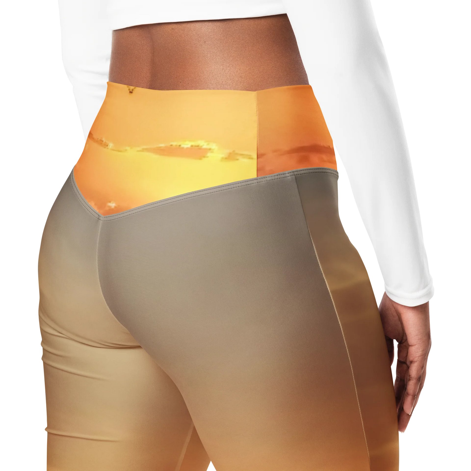 Sunset Glow Flare Leggings product image (6)
