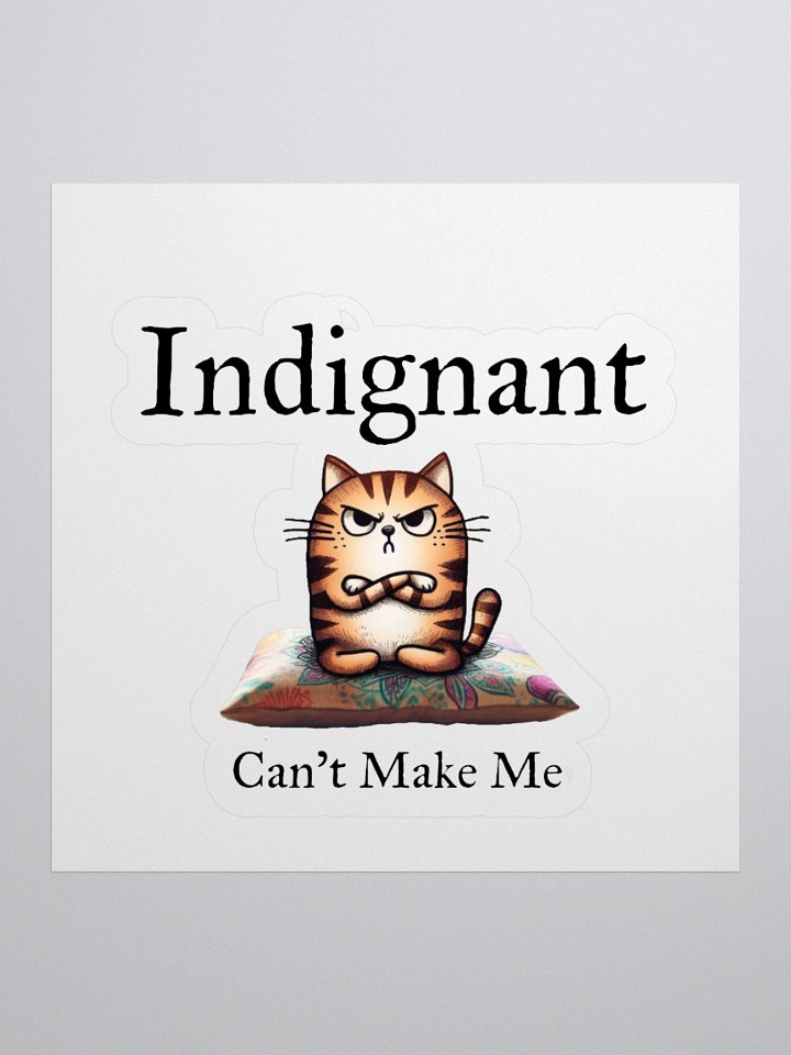 Indignant sticker! product image (1)