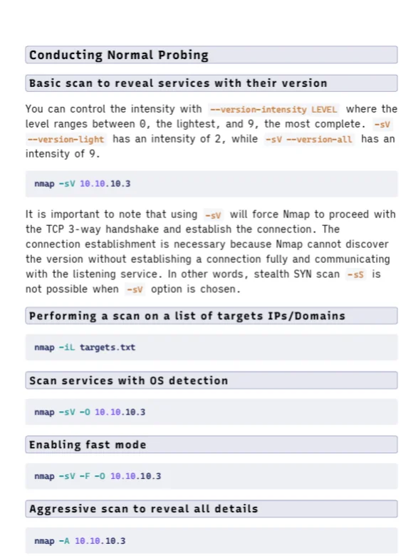 Nmap Scanner Cheat Sheet product image (2)